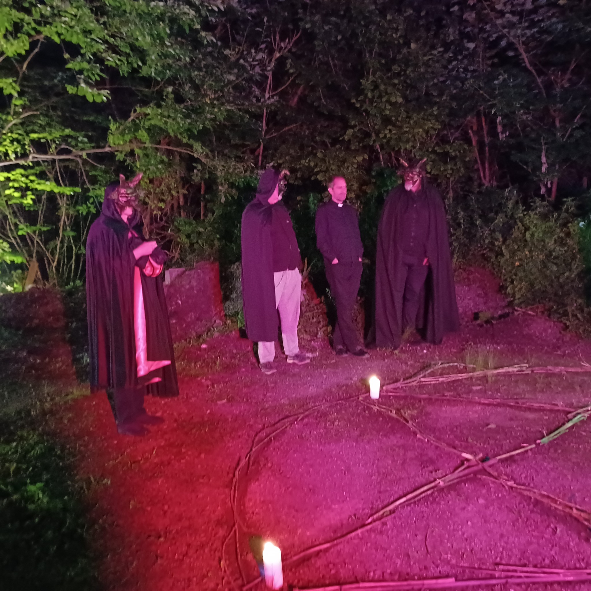 Dracula BTS photo courtesy of Cheryl Rowlands